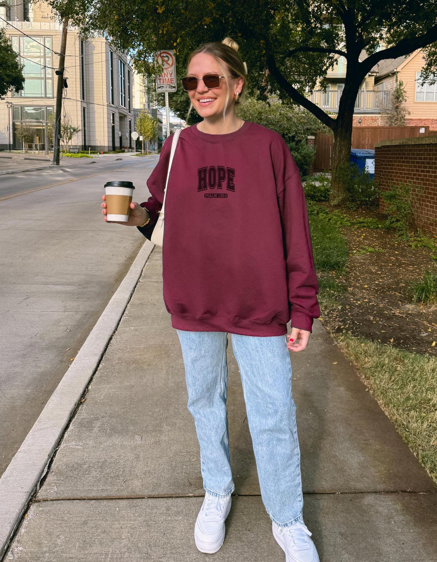 Hope Sweatshirt: Christian Bible Verse Crewneck, Faith-Based Clothing