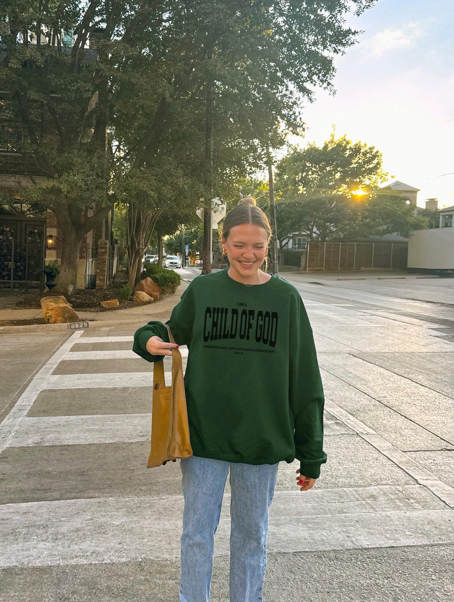 Child of God Sweatshirt: Christian Faith-Based Crewneck