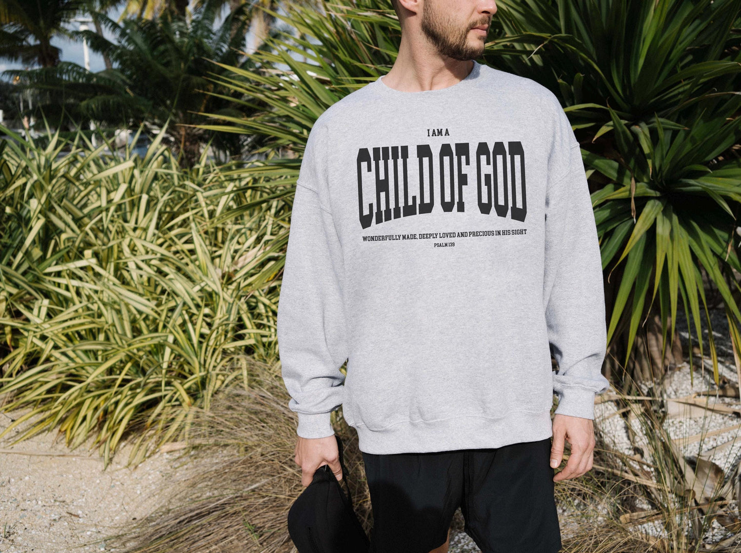 Child of God Sweatshirt: Christian Faith-Based Crewneck