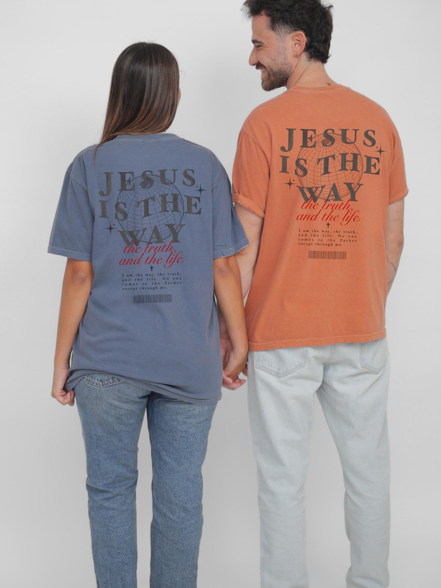 Jesus Is The Way T-Shirt: Christian Graphic Oversized Tee