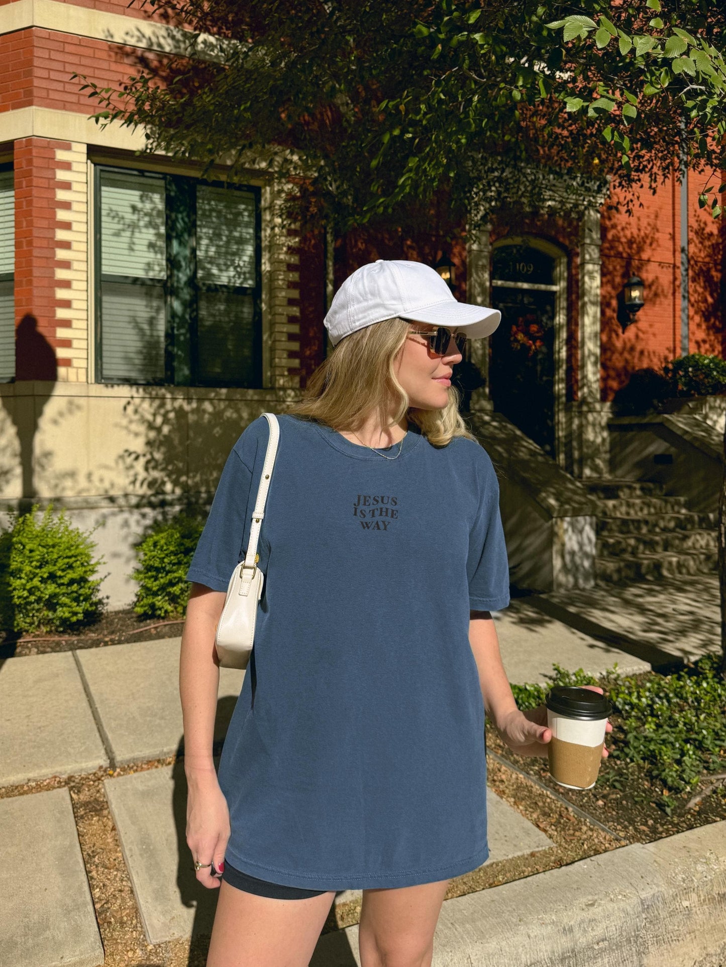 Jesus Is The Way T-Shirt: Christian Graphic Oversized Tee