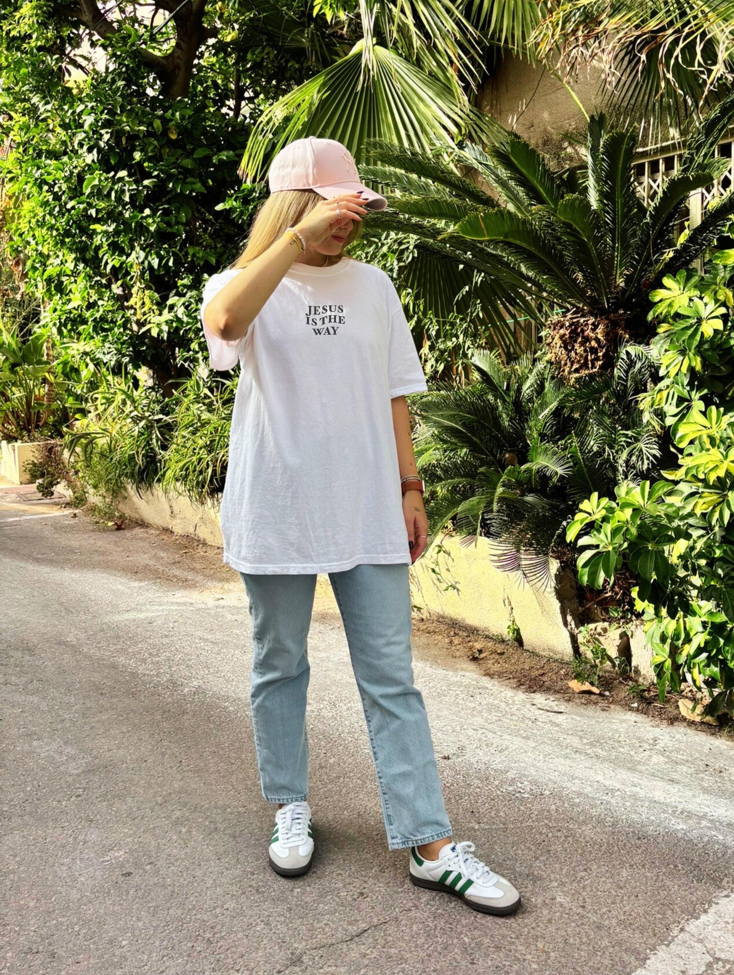 Jesus Is The Way T-Shirt: Christian Graphic Oversized Tee