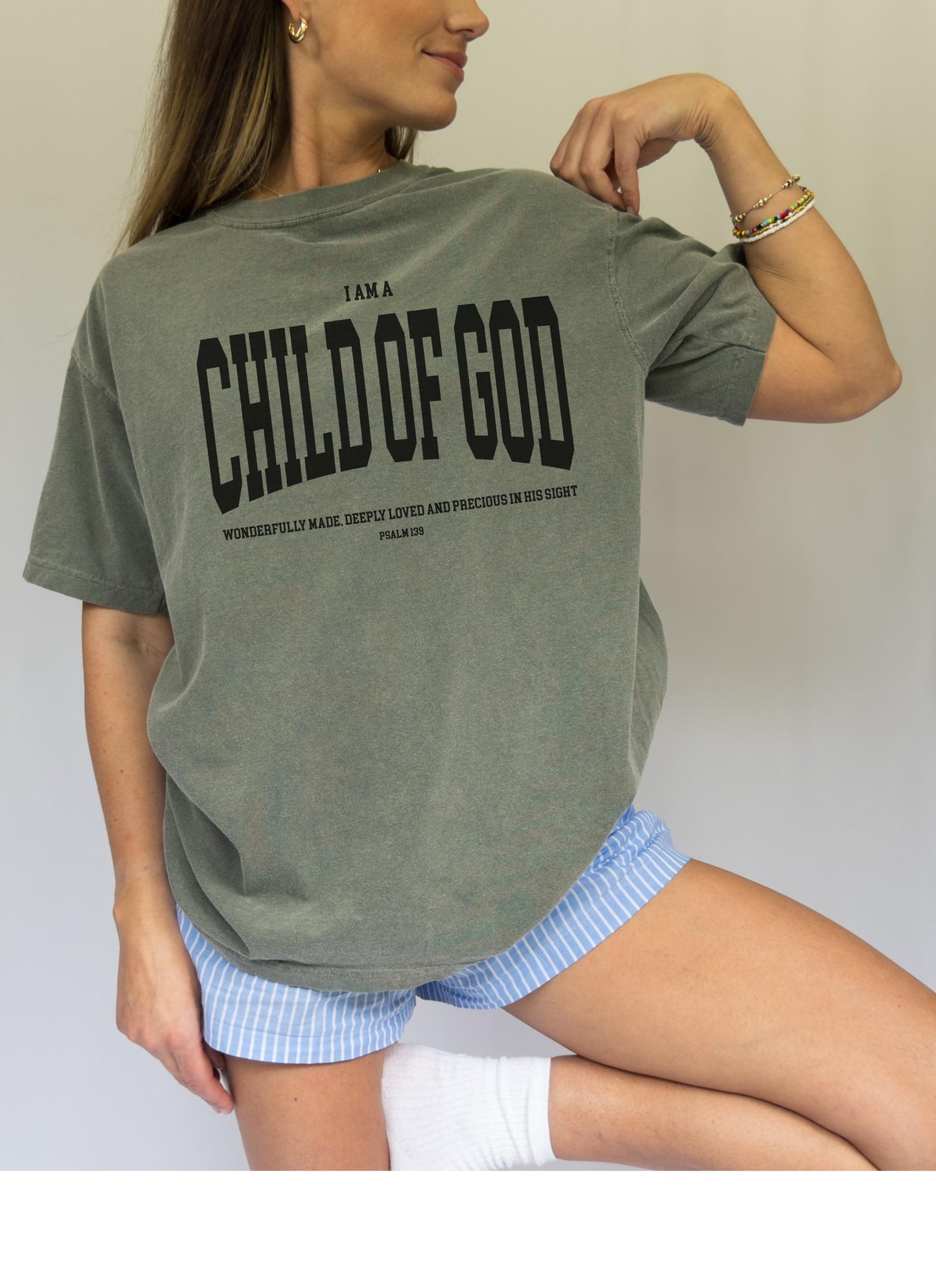 Child of God T-Shirt: Psalm 139 Christian Graphic Tee