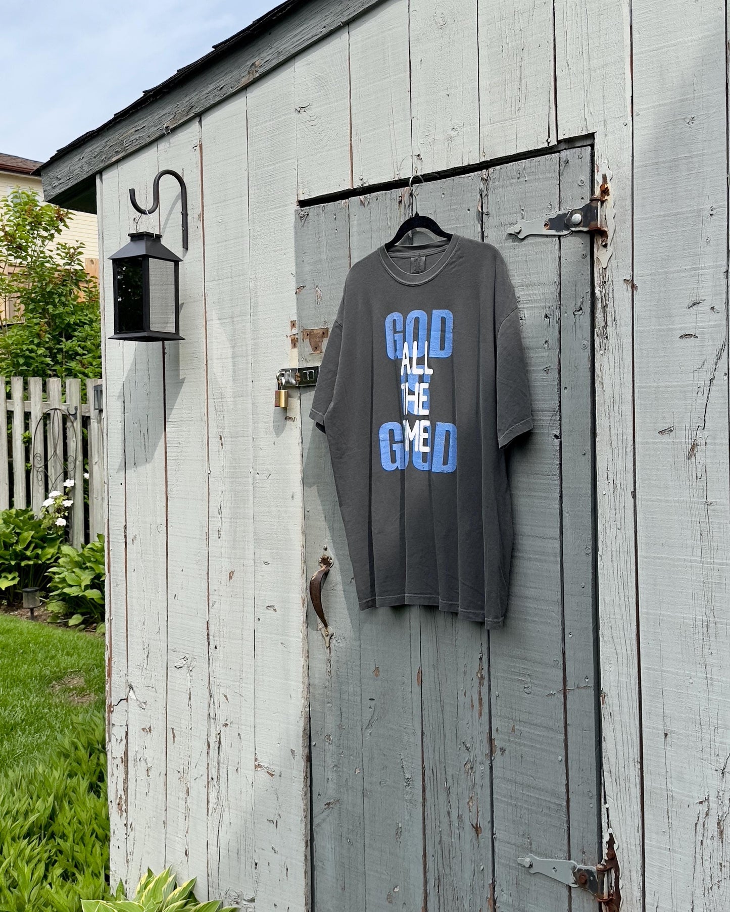 God Is Good Comfort Colors T-Shirt: Distressed Retro Christian Tee