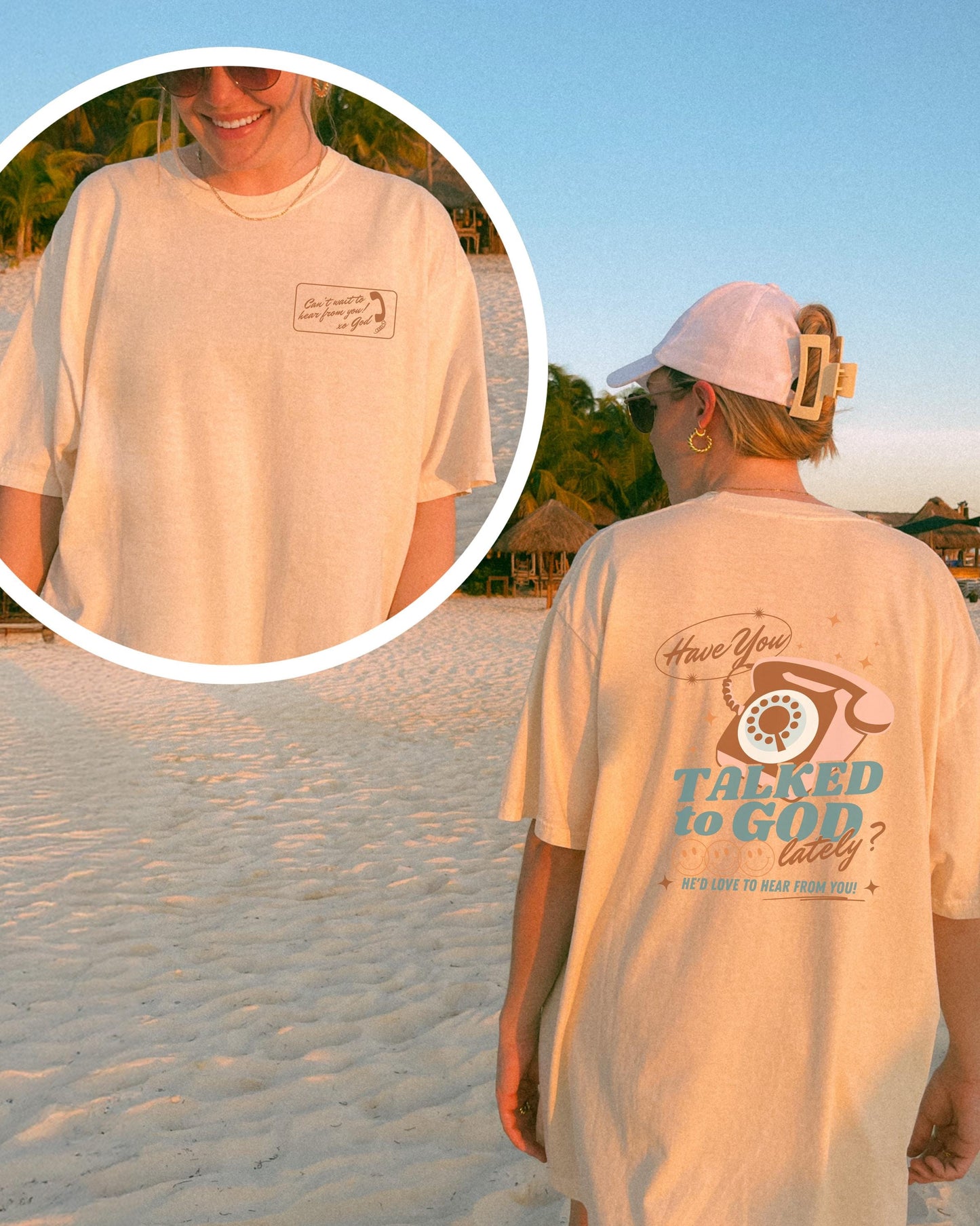 Retro "Talked to God" Graphic Tee - Christian Unisex T-Shirt