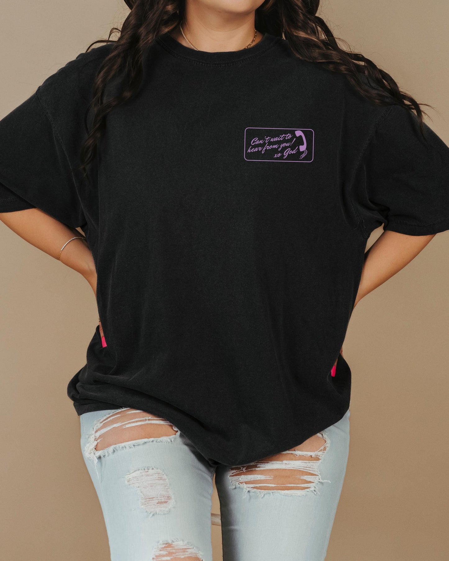 Pastel "Talked to God Lately?" T-Shirt: Retro Christian Graphic Tee