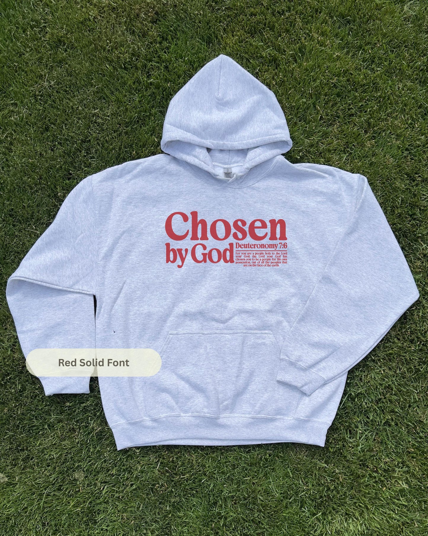 Chosen by God Hoodie: Christian Bible Verse Sweatshirt