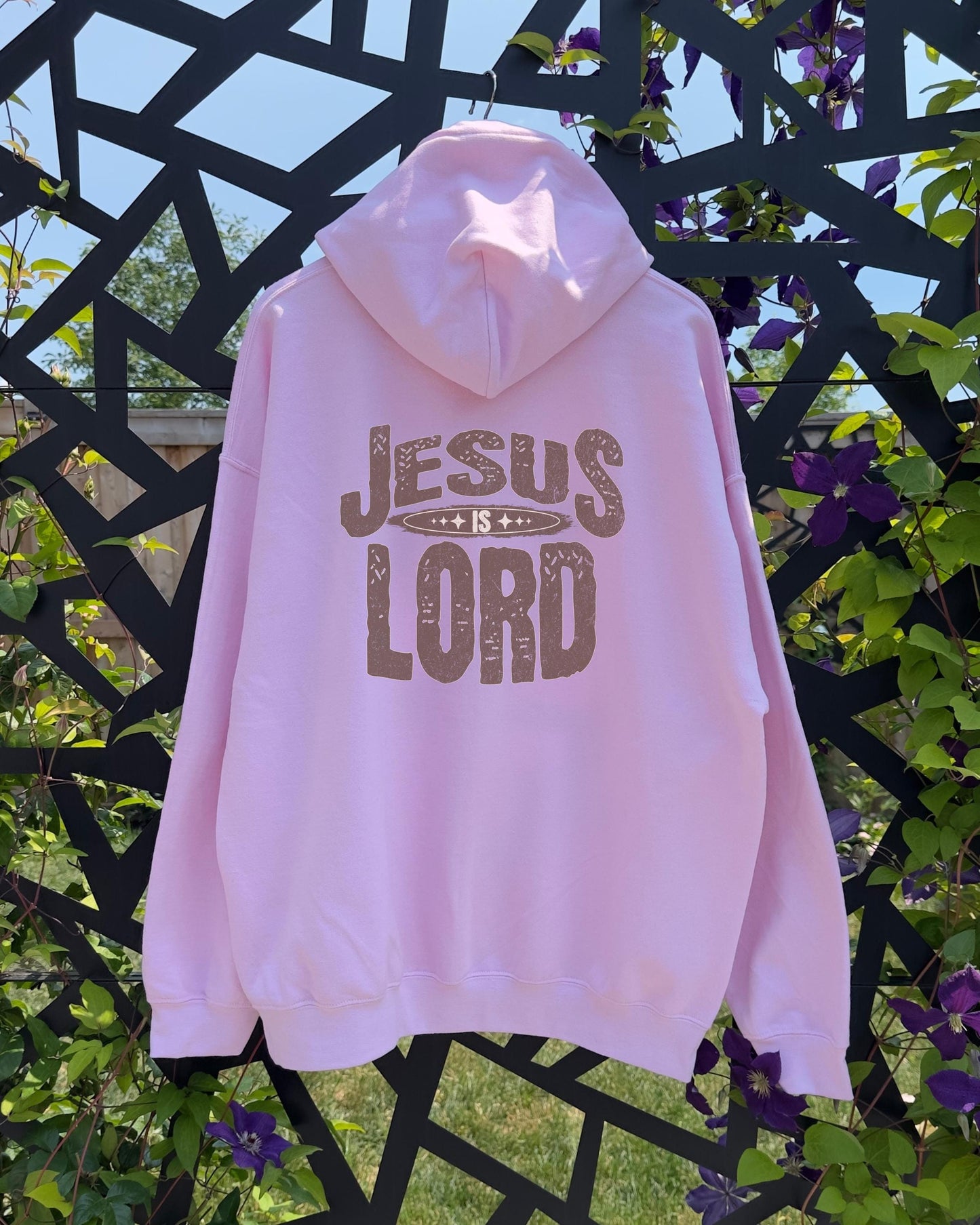 Jesus is Lord Hoodie: Christian Bold Declaration of Faith Sweatshirt