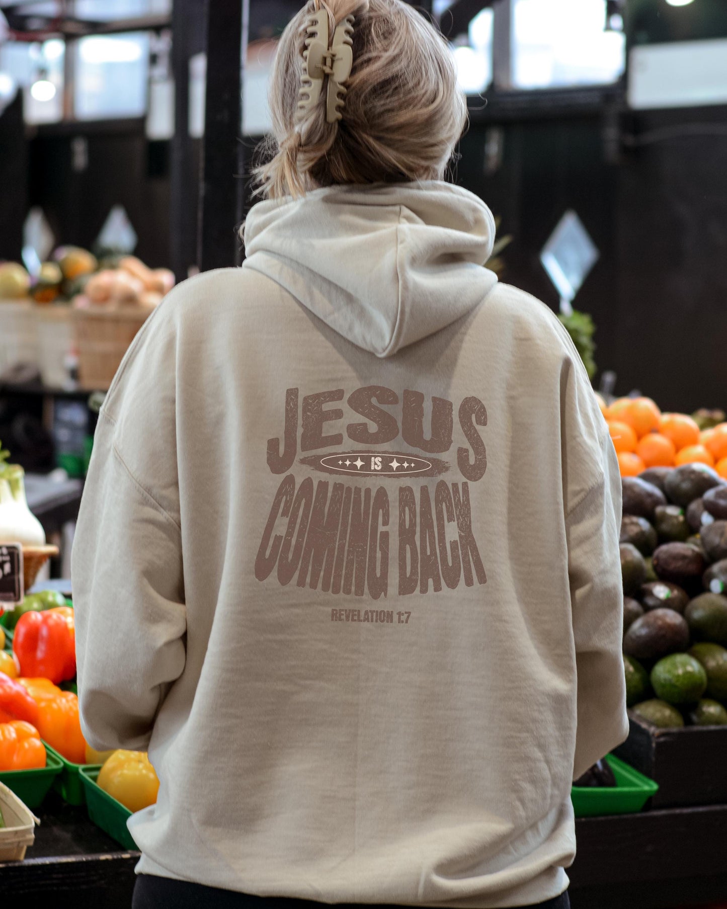 Jesus is Coming Back Hoodie, Revelations 1:7, Scripture Hoodie, Christian Hoodie, Cross Hoodie, Jesus Saves, Jesus Hoodie, Faith Sweatshirt