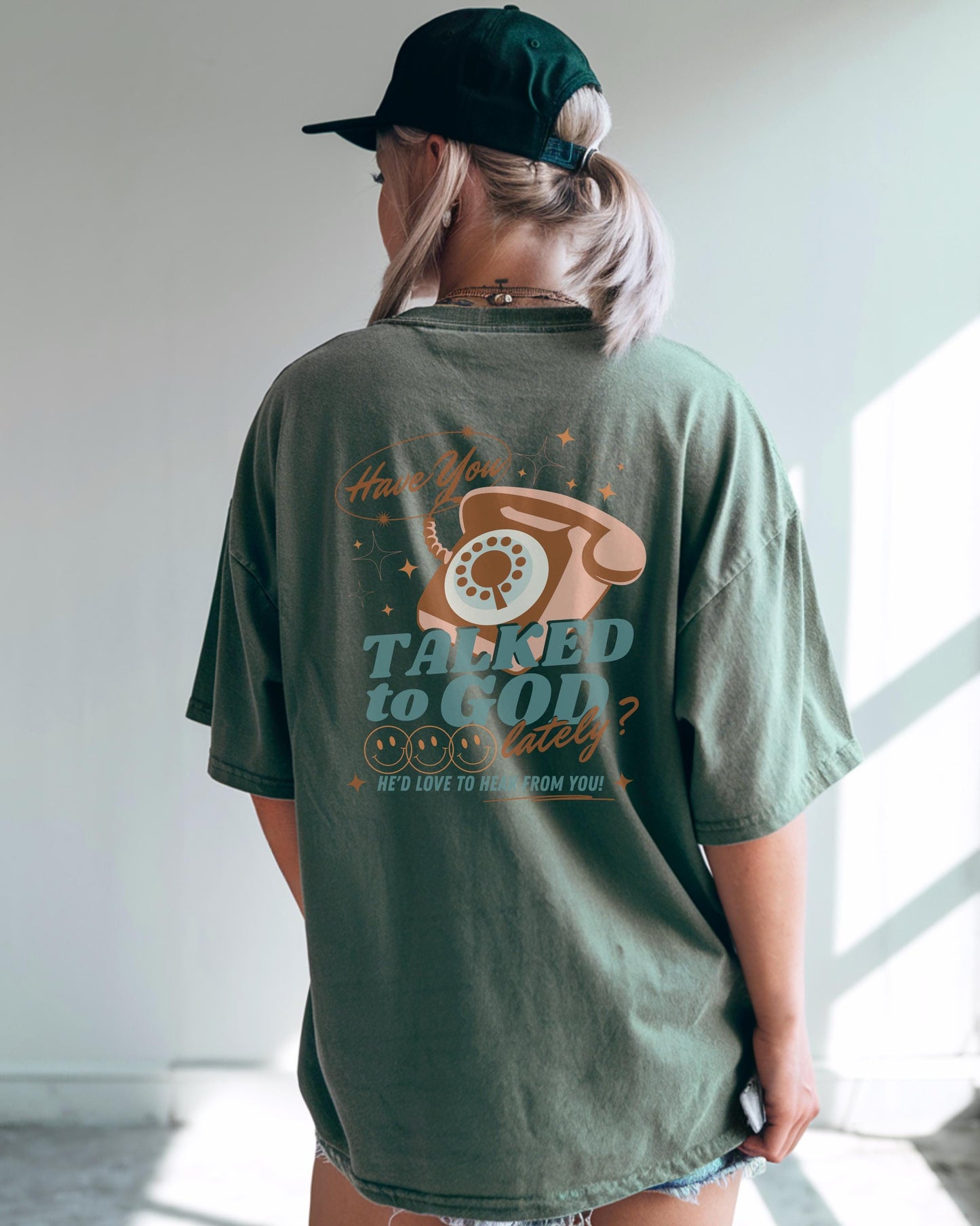 Retro "Talked to God" Graphic Tee - Christian Unisex T-Shirt