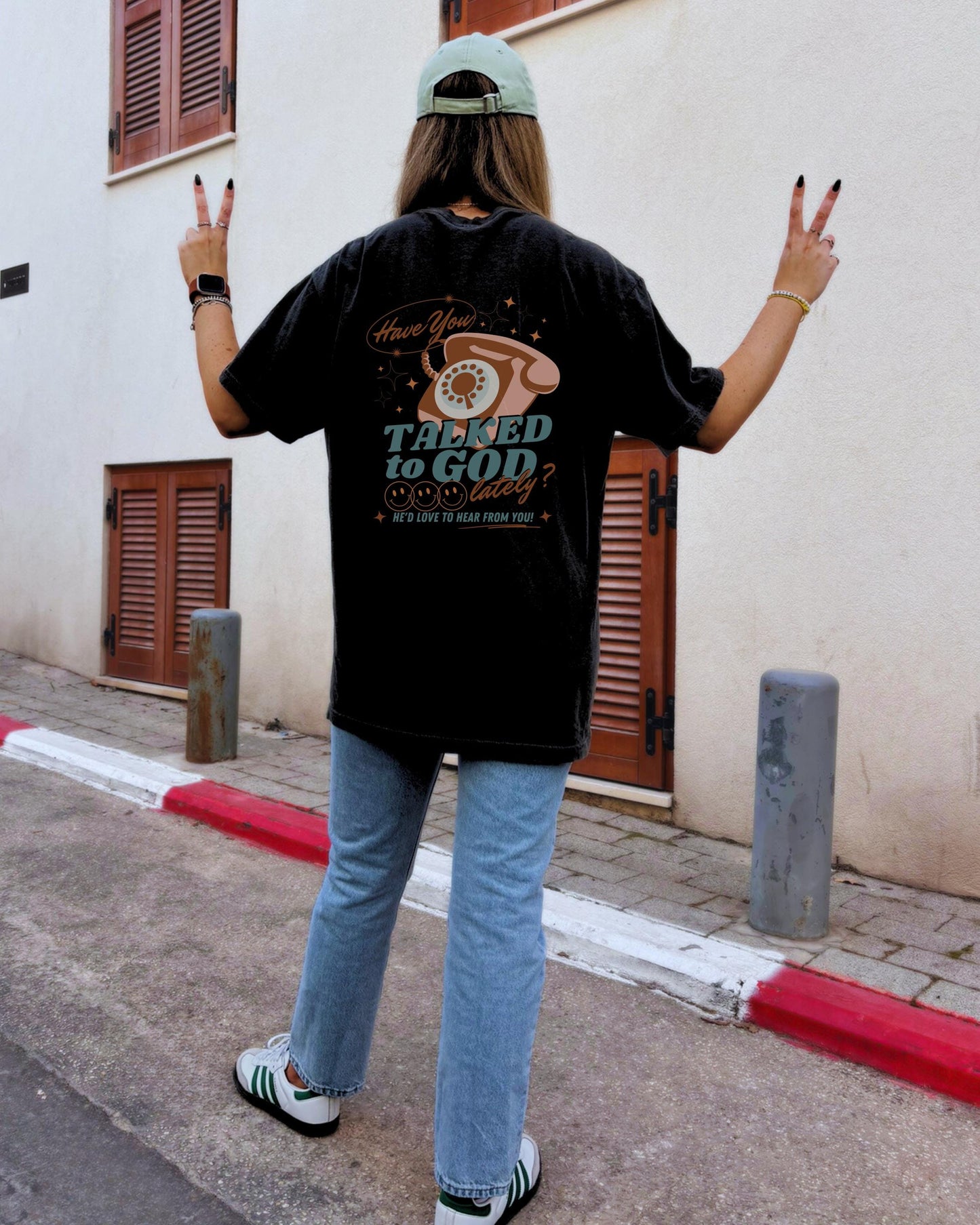 Retro "Talked to God" Graphic Tee - Christian Unisex T-Shirt