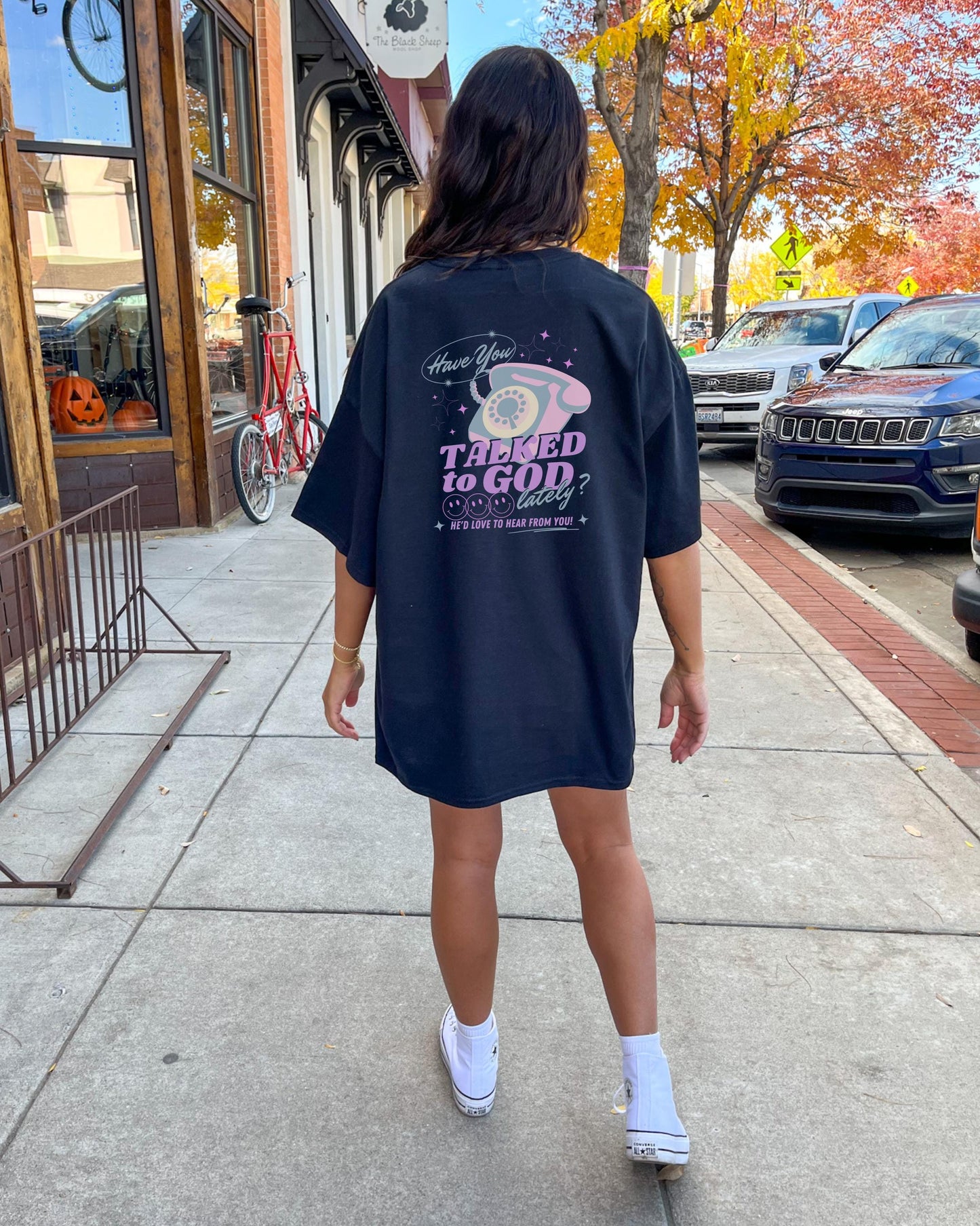 Pastel "Talked to God Lately?" T-Shirt: Retro Christian Graphic Tee