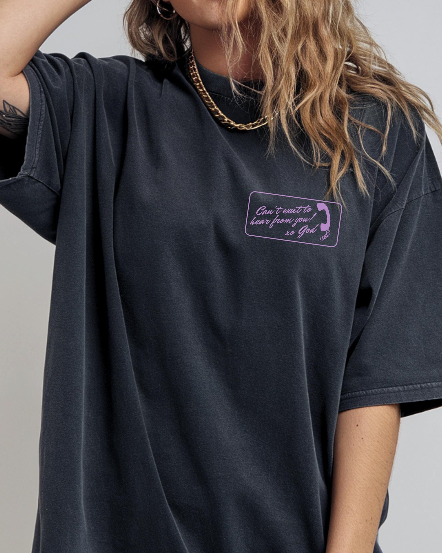 Pastel "Talked to God Lately?" T-Shirt: Retro Christian Graphic Tee