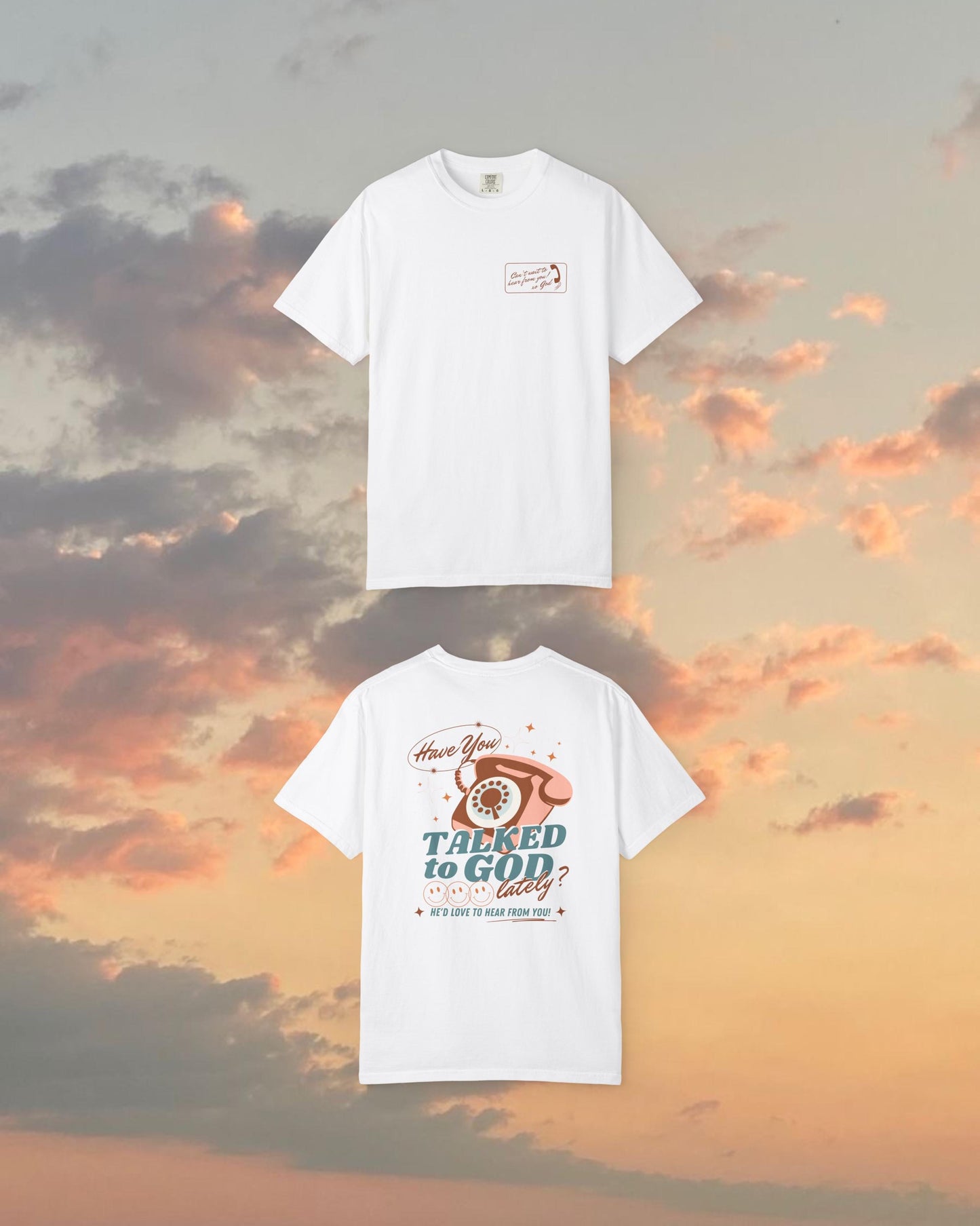 Retro "Talked to God" Graphic Tee - Christian Unisex T-Shirt
