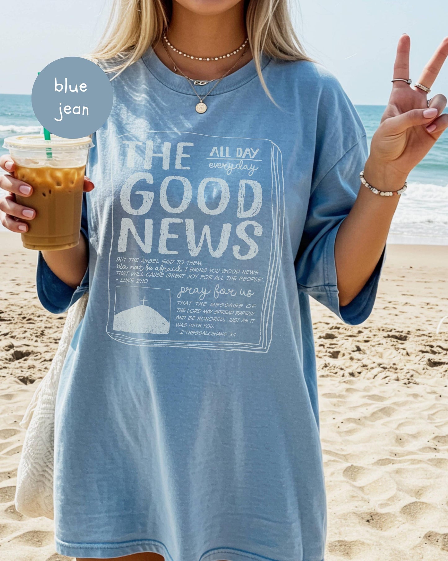 The Good News Graphic Tee: Unisex Christian Apparel