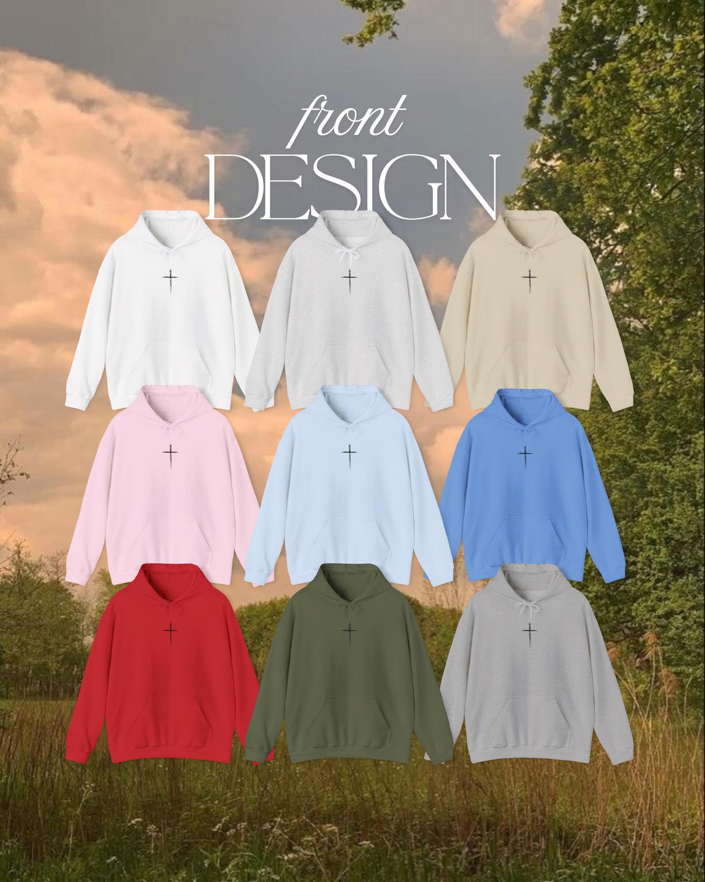 The Good News Christian Hoodie: Distressed Scripture Design