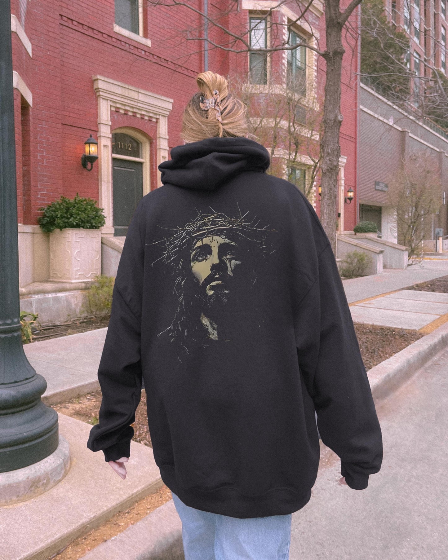 Jesus Graphic Sweatshirt: Christian Streetwear Faith Hoodie and Crewneck