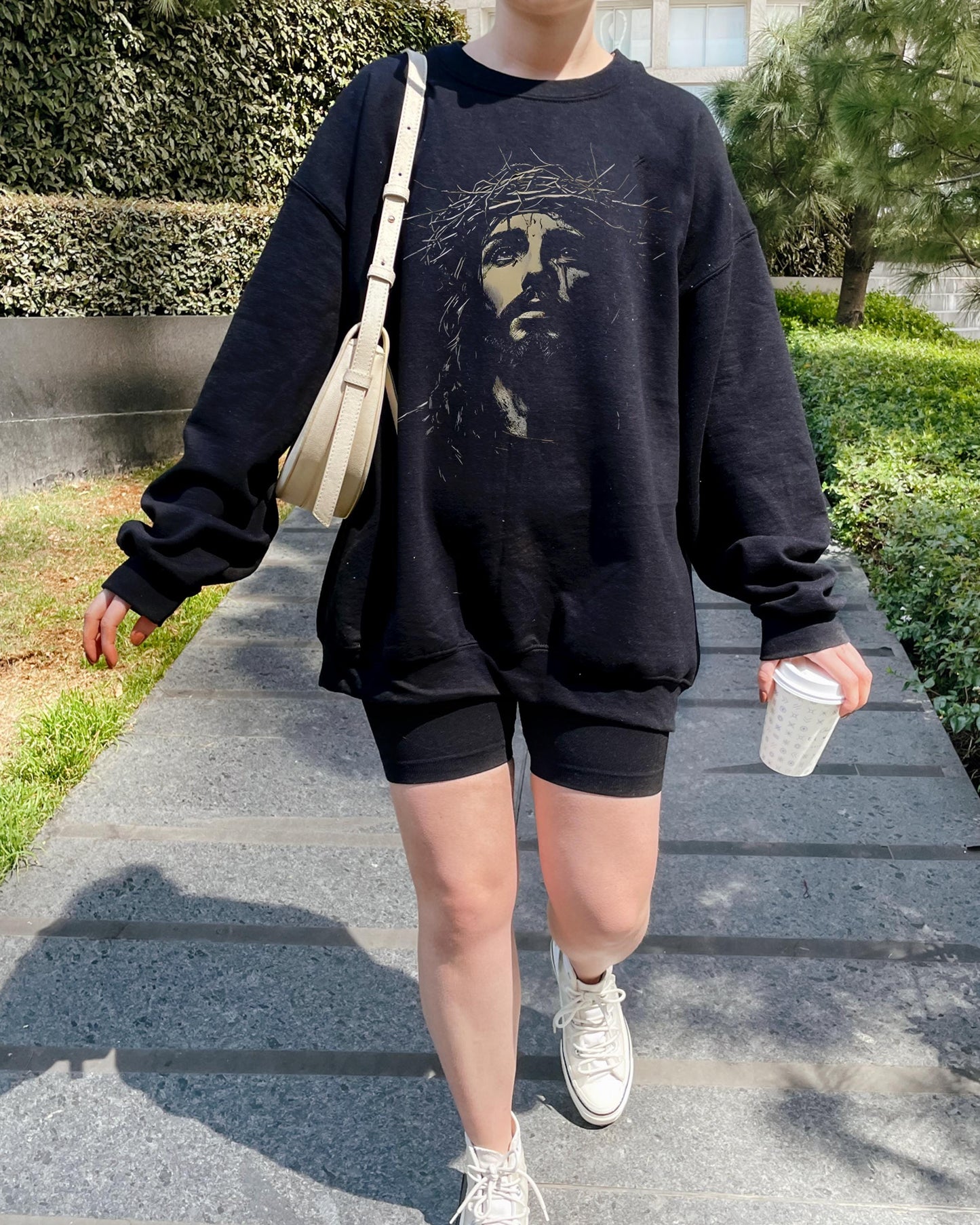 Jesus Graphic Sweatshirt: Christian Streetwear Faith Hoodie and Crewneck