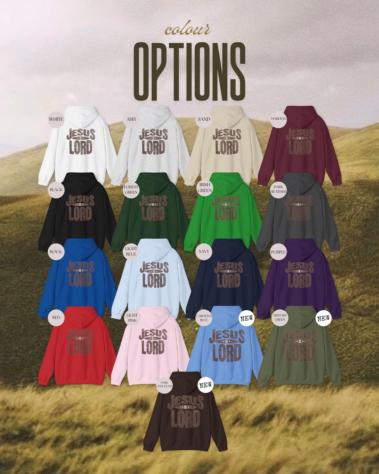 Jesus is Lord Hoodie: Christian Bold Declaration of Faith Sweatshirt