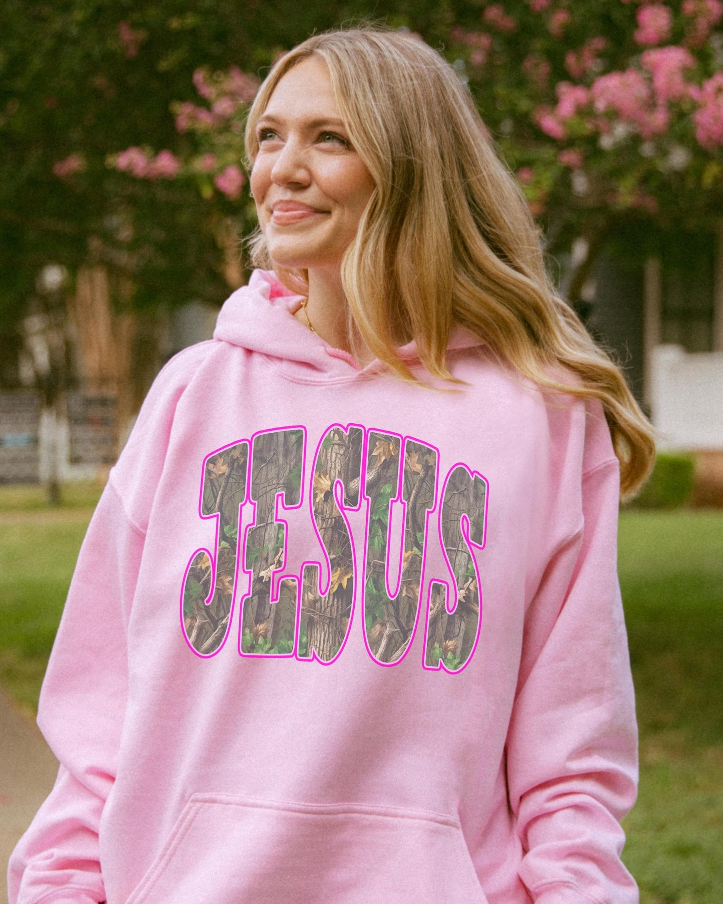 Camo Jesus Hoodie: Christian Western Sweatshirt, Faith Based Sweater