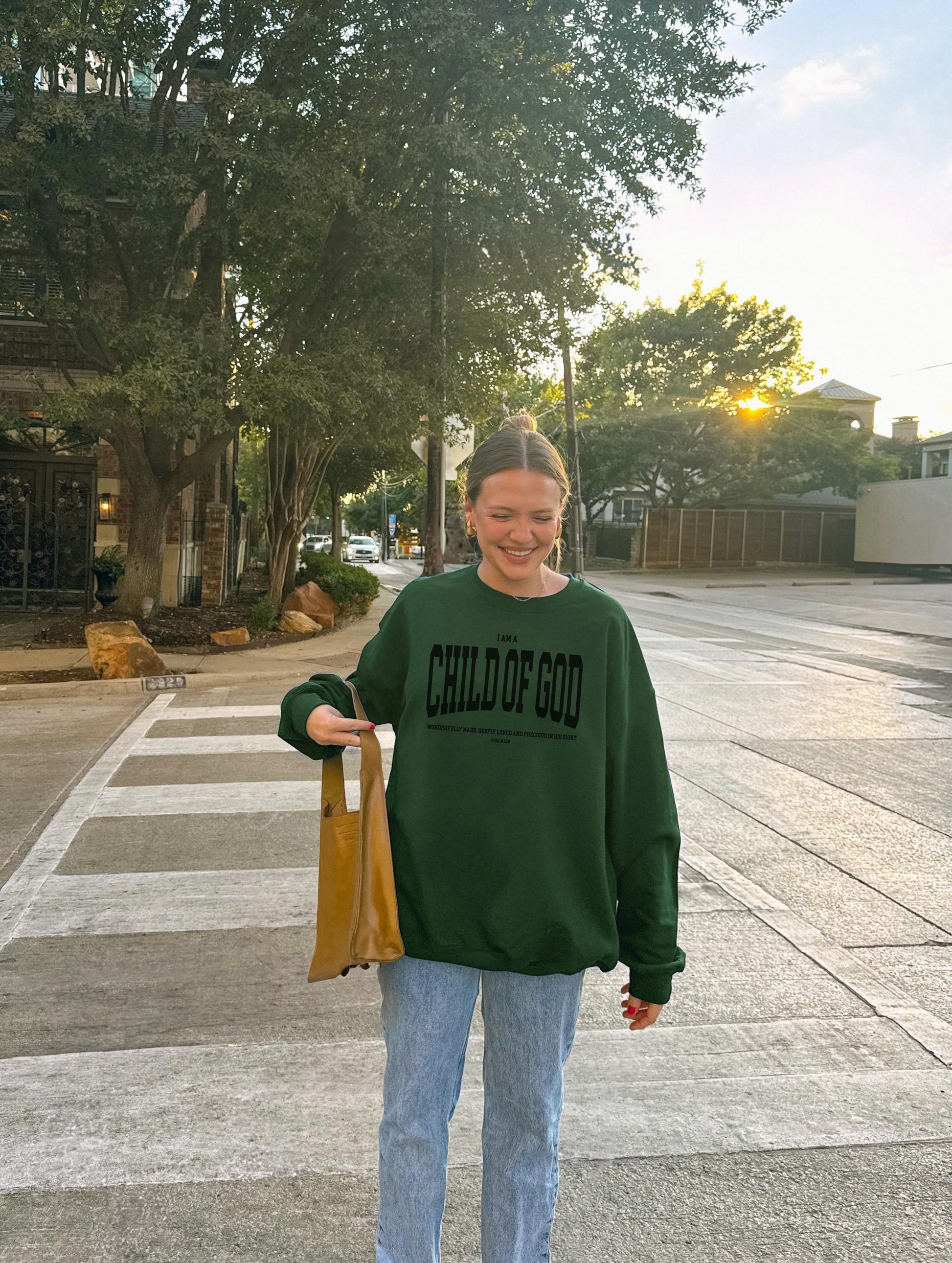 Child of God Sweatshirt: Christian Faith-Based Crewneck