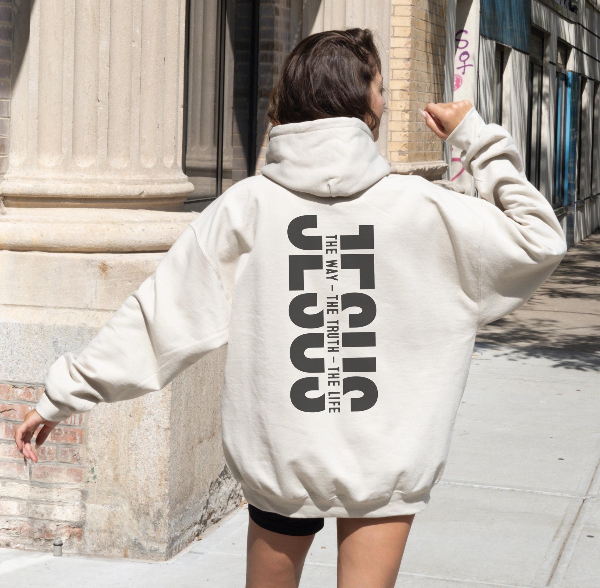 The Way The Truth The Life Hoodie: Christian Bible Verse Sweatshirt