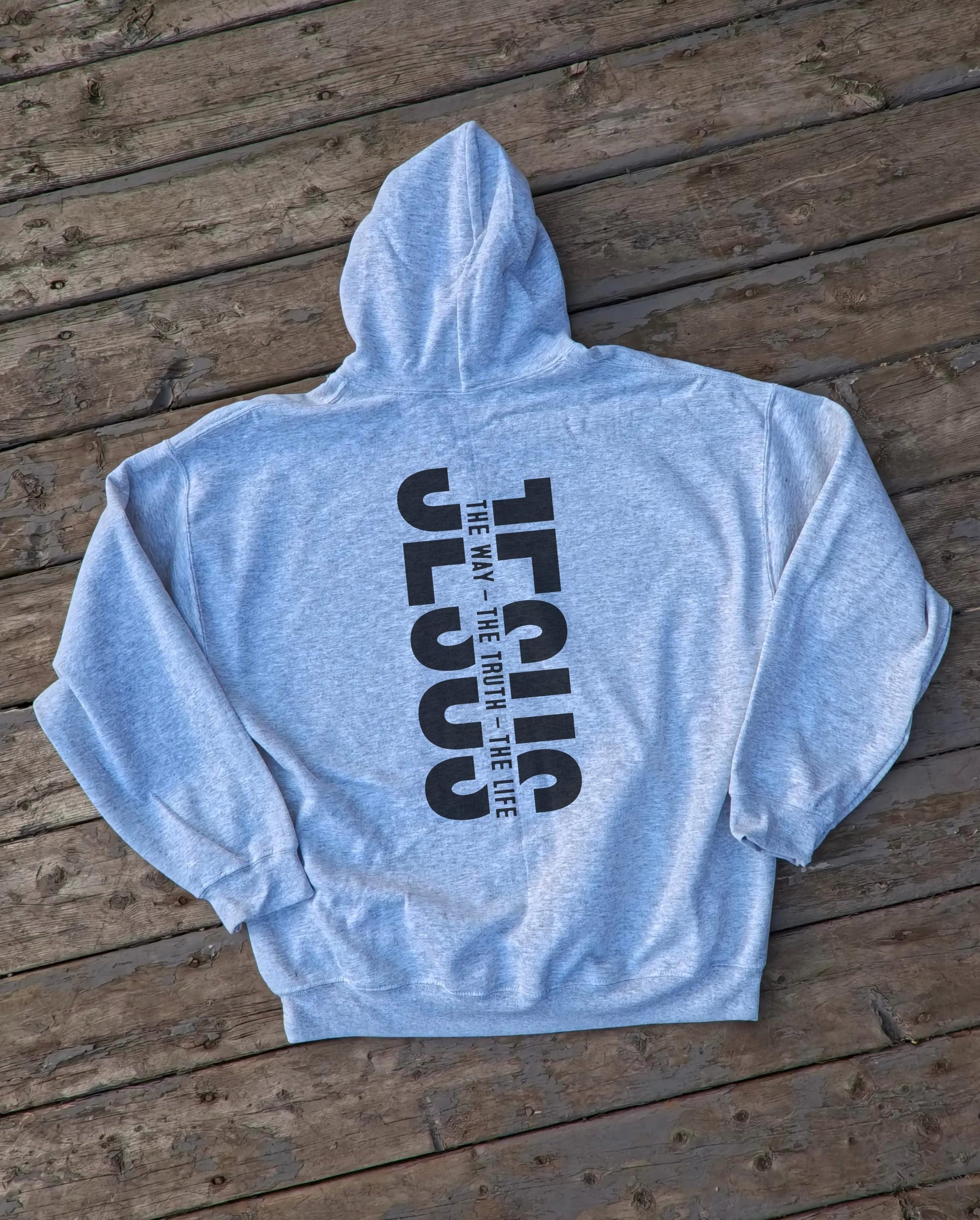 The Way The Truth The Life Hoodie: Christian Bible Verse Sweatshirt