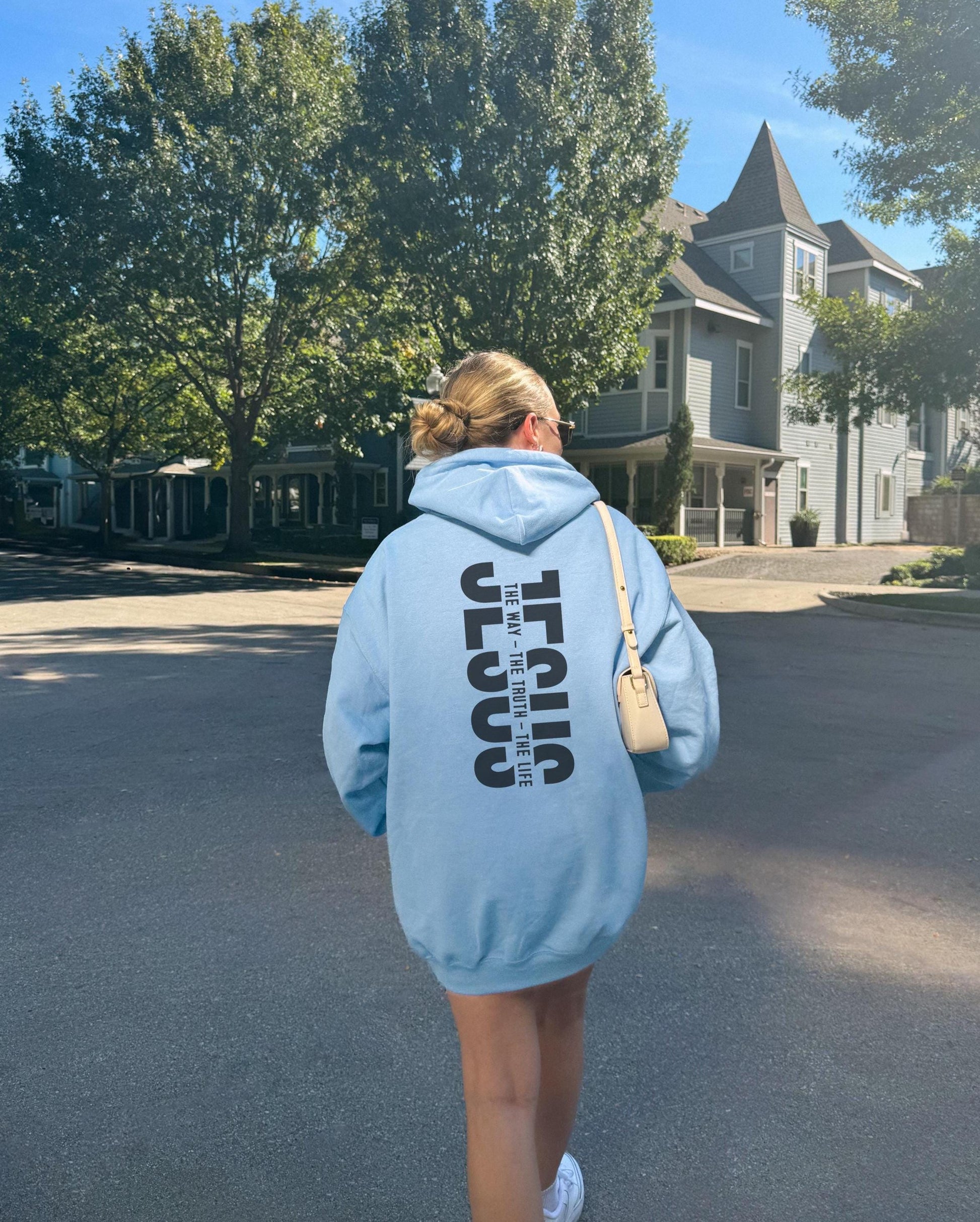 The Way The Truth The Life Hoodie: Christian Bible Verse Sweatshirt