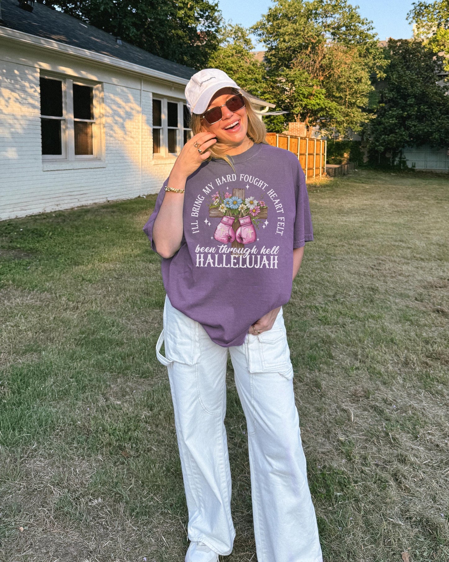 Hallelujah Christian Tee: Been Through Hell Graphic Shirt