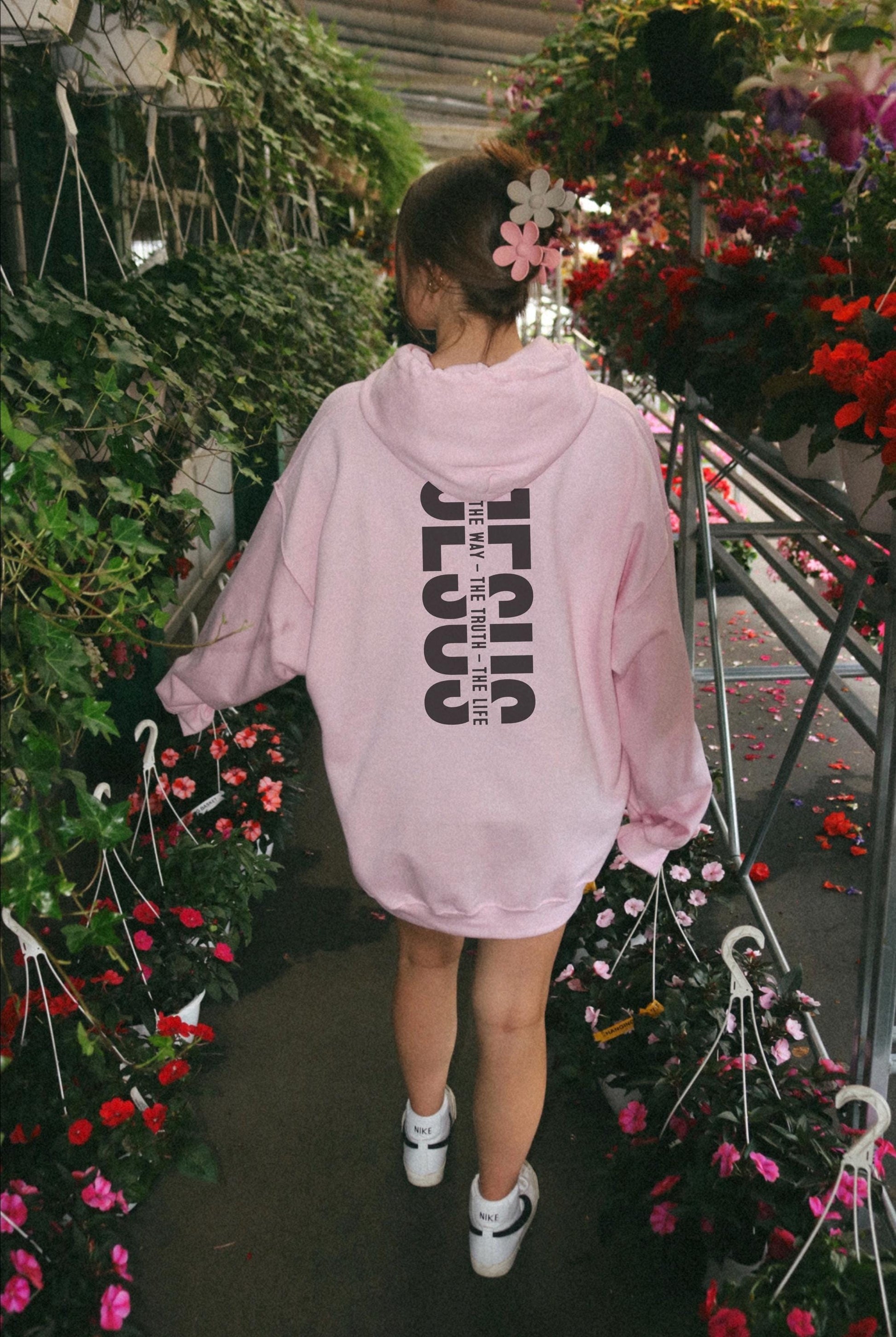 The Way The Truth The Life Hoodie: Christian Bible Verse Sweatshirt