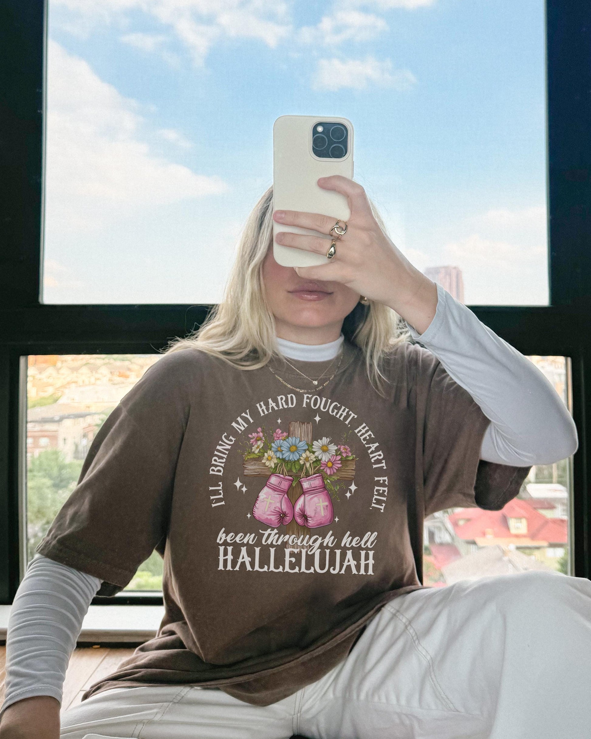 Hallelujah Christian Tee: Been Through Hell Graphic Shirt