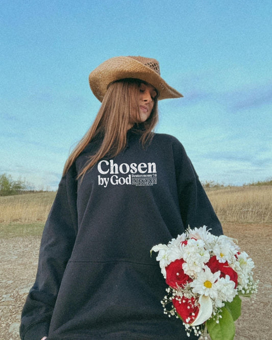 Chosen by God Hoodie: Christian Bible Verse Sweatshirt