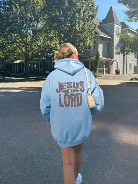 Jesus is Lord Hoodie: Christian Bold Declaration of Faith Sweatshirt