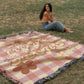 What a friend we have in Jesus Woven Blanket: Christian Gingham Throw Blanket